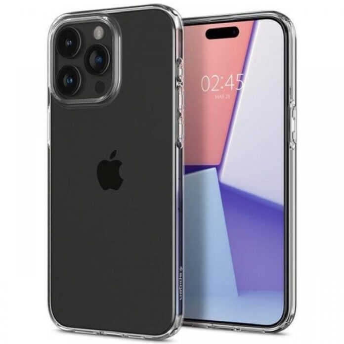 Husa pentru Apple iPhone 15 Pro Max, Spigen, Liquid Crystal, Transparenta Husa pentru Apple iPhone 15 Pro Max, Spigen, Liquid Crystal, Transparenta