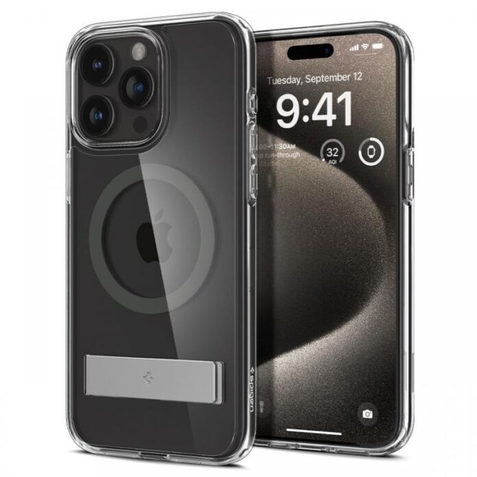 Husa Protectie Spate Spigen Tough Armor ACS06732 MagSafe pentru Apple iPhone 15 Pro (Gri) Husa Protectie Spate Spigen Tough Armor ACS06732 MagSafe pentru Apple iPhone 15 Pro (Gri)