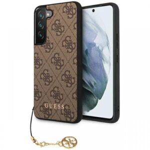 Husa de protectie Guess 4G Charms pentru Samsung Galaxy S23 Ultra (Maro) Husa de protectie Guess 4G Charms pentru Samsung Galaxy S23 Ultra (Maro)