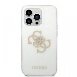 Husa Protectie Spate Guess Liquid Glitter pentru iPhone 14 Black (Transparent/Negru) Husa Protectie Spate Guess Liquid Glitter pentru iPhone 14 Black (Transparent/Negru)