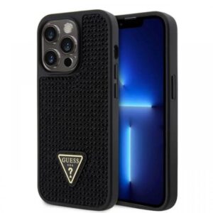 Husa pentru Apple iPhone 15 Pro Max, Guess, Rhinestone Metal Logo Husa pentru Apple iPhone 15 Pro Max, Guess, Rhinestone Metal Logo