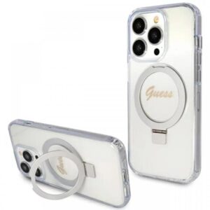 Husa MagSafe pentru Apple iPhone 16e, Guess, IML Glitter Circle, Transparenta Husa MagSafe pentru Apple iPhone 16e, Guess, IML Glitter Circle, Transparenta