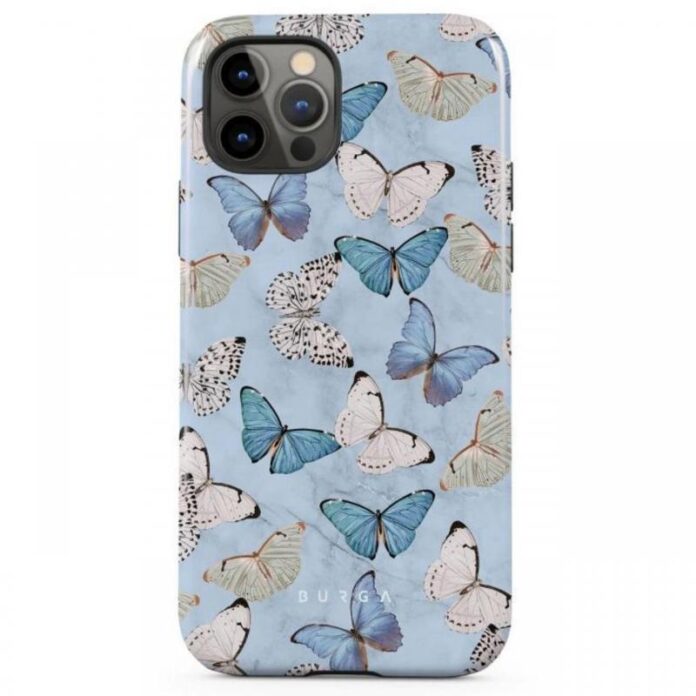 Husa Burga Dual Layer Give Me Butterflies compatibila cu iPhone 12 / 12 Pro Husa Burga Dual Layer Give Me Butterflies compatibila cu iPhone 12 / 12 Pro