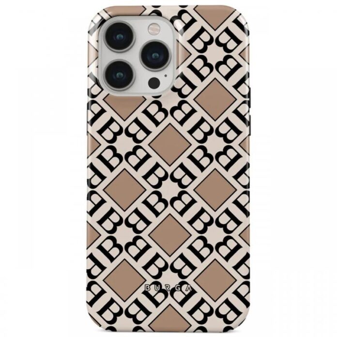 Husa Burga Dual Layer Monogram compatibila cu iPhone 14 Pro Max Husa Burga Dual Layer Monogram compatibila cu iPhone 14 Pro Max