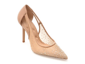 Pantofi eleganti ALDO bej, 13839549, din material textil Pantofi eleganti ALDO bej, 13839549, din material textil