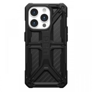 Husa de protectie UAG Monarch Series pentru iPhone 15 Pro, Carbon Fiber Husa de protectie UAG Monarch Series pentru iPhone 15 Pro, Carbon Fiber