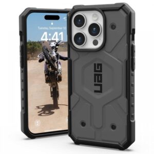 Husa de protectie UAG Pathfinder Magsafe pentru iPhone 15 Pro, Gri Husa de protectie UAG Pathfinder Magsafe pentru iPhone 15 Pro, Gri