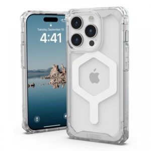 Carcasa UAG Plyo MagSafe compatibila cu iPhone 15 Pro, Transparent/Auriu Carcasa UAG Plyo MagSafe compatibila cu iPhone 15 Pro, Transparent/Auriu
