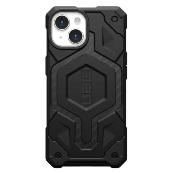 Husa de protectie UAG Monarch Pro pentru iPhone 15 Plus, Carbon Fiber Husa de protectie UAG Monarch Pro pentru iPhone 15 Plus, Carbon Fiber