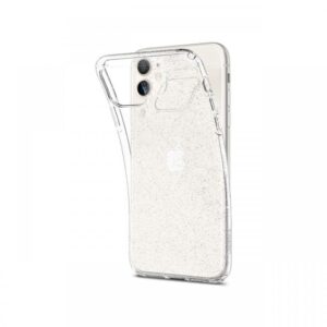 Protectie spate Spigen Liquid Crystal Glitter ACS01742 pentru iPhone 12 Mini (Transparent/Roz) Protectie spate Spigen Liquid Crystal Glitter ACS01742 pentru iPhone 12 Mini (Transparent/Roz)