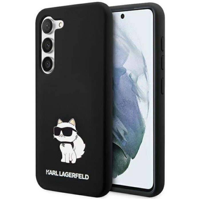 Husa pentru Samsung Galaxy S24 Ultra S928, Karl Lagerfeld, Liquid Silicone Choupette NFT, Neagra Husa pentru Samsung Galaxy S24 Ultra S928, Karl Lagerfeld, Liquid Silicone Choupette NFT, Neagra