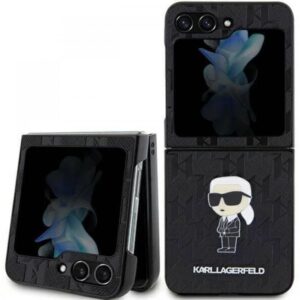 Husa Karl Lagerfeld Saffiano Monogram Ikonik pentru Samsung Galaxy Z Fold6 F956, Neagra Husa Karl Lagerfeld Saffiano Monogram Ikonik pentru Samsung Galaxy Z Fold6 F956, Neagra