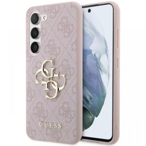 Husa de protectie Guess Vintage Script pentru Samsung Galaxy S21 Plus 5G (Roz) Husa de protectie Guess Vintage Script pentru Samsung Galaxy S21 Plus 5G (Roz)