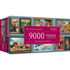 Puzzle panoramic Trefl din 9000 de piese - Opere de arta diferite Puzzle panoramic Trefl din 9000 de piese - Opere de arta diferite