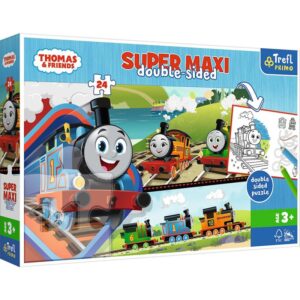 Puzzle Trefl Primo Super Maxi Thomas si prietenii, 24 piese Puzzle Trefl Primo Super Maxi Thomas si prietenii, 24 piese