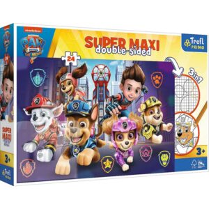 Puzzle Trefl Primo Super Maxi Paw Patrol, Echipa cateilor, 24 piese Puzzle Trefl Primo Super Maxi Paw Patrol, Echipa cateilor, 24 piese