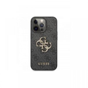 Husa pentru Apple iPhone 13 Pro, Guess, 4G Metal Logo, Roz Husa pentru Apple iPhone 13 Pro, Guess, 4G Metal Logo, Roz