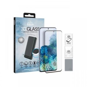 Folie Eiger Sticla + Ultra 3D Case Friendly compatibila cu Samsung Galaxy S20 Ultra, Clear Black Folie Eiger Sticla + Ultra 3D Case Friendly compatibila cu Samsung Galaxy S20 Ultra, Clear Black