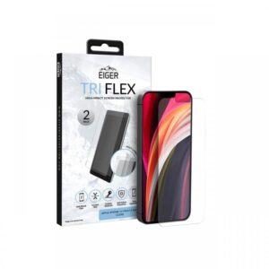 Folie Protectie Eiger Clear Tri Flex EGSP00629 pentru Apple iPhone 12, iPhone 12 Pro, 2 buc/pachet (Transparent) Folie Protectie Eiger Clear Tri Flex EGSP00629 pentru Apple iPhone 12, iPhone 12 Pro, 2 buc/pachet (Transparent)