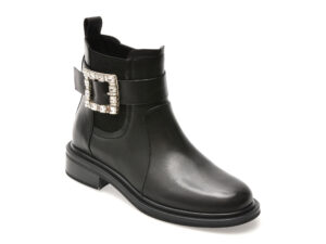 Ghete EPICA negre, H766, din piele naturala Ghete EPICA negre, H766, din piele naturala