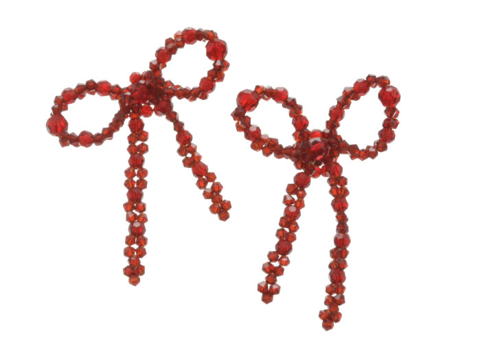 Cercei ALDO visinii, TINSLAMINI 601, din pvc Cercei ALDO visinii, TINSLAMINI 601, din pvc