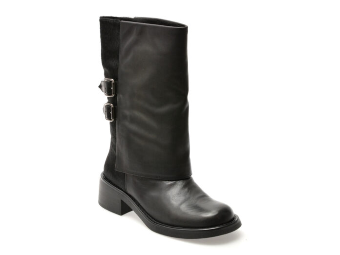 Cizme ALDO negre, W612D, din piele naturala Cizme ALDO negre, W612D, din piele naturala