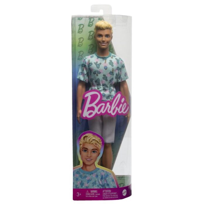 Papusa Barbie Fashionistas PWR GRL Blonda, cu imprimeu Papusa Barbie Fashionistas PWR GRL Blonda, cu imprimeu