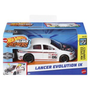 Masinuta Hot Wheels Pull Back - Lancer Evolution Ix, 1:43 Masinuta Hot Wheels Pull Back - Lancer Evolution Ix, 1:43