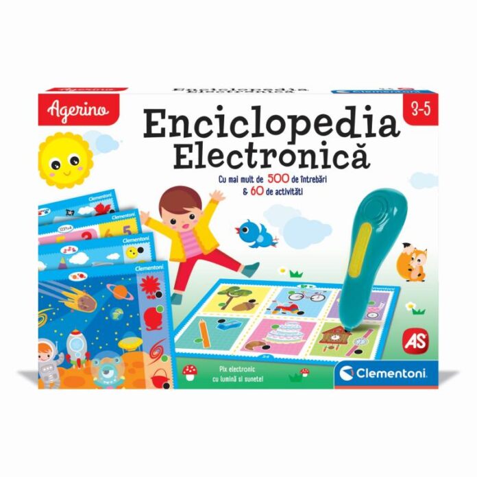 Joc Clementoni Agerino, Enciclopedia electronica, 5-7 ani Joc Clementoni Agerino, Enciclopedia electronica, 5-7 ani