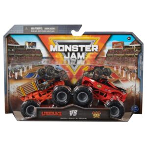 Set 2 masinute Monster Jam - Lumberjack si Axe, 1:64 Set 2 masinute Monster Jam - Lumberjack si Axe, 1:64