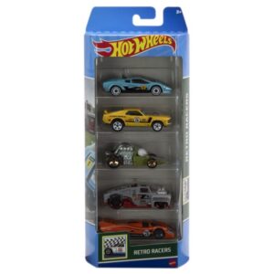 Set 5 masinute Hot Wheels, Retro Racers Set 5 masinute Hot Wheels, Retro Racers