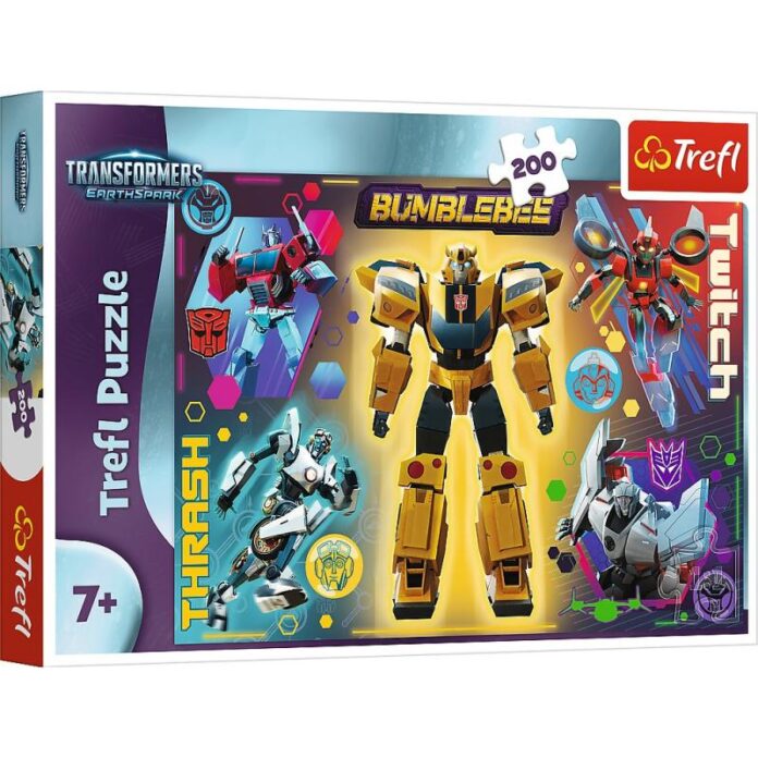 Puzzle Trefl Transformes Bumblebee, 200 piese Puzzle Trefl Transformes Bumblebee, 200 piese