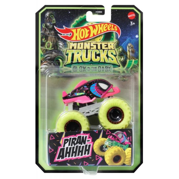 Masinuta Hot Wheels Monster Trucks - Color Shifters, Piran-Ahhhh, 1:64 Masinuta Hot Wheels Monster Trucks - Color Shifters, Piran-Ahhhh, 1:64