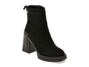Botine ALDO negre, 70010, din piele intoarsa Botine ALDO negre, 70010, din piele intoarsa