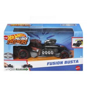Masinuta Hot Wheels Pull-Back Speeders - Fusion Busta, scara 1:43 Masinuta Hot Wheels Pull-Back Speeders - Fusion Busta, scara 1:43