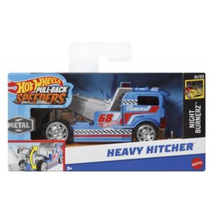 Hot Weels Masinuta metalica cu sistem pull back heavy hitcher scara 1:43 Hot Weels Masinuta metalica cu sistem pull back heavy hitcher scara 1:43
