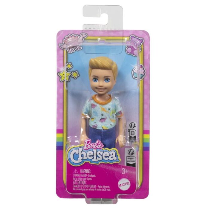 Papusa - Barbie Chelsea - Baiat blond cu ochi albastrii - Barbie - Mattel Papusa - Barbie Chelsea - Baiat blond cu ochi albastrii - Barbie - Mattel