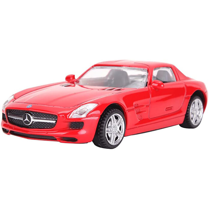 Masinuta Rastar Mercedes-Benz SLS AMG, Rosu, 1:43 Masinuta Rastar Mercedes-Benz SLS AMG, Rosu, 1:43