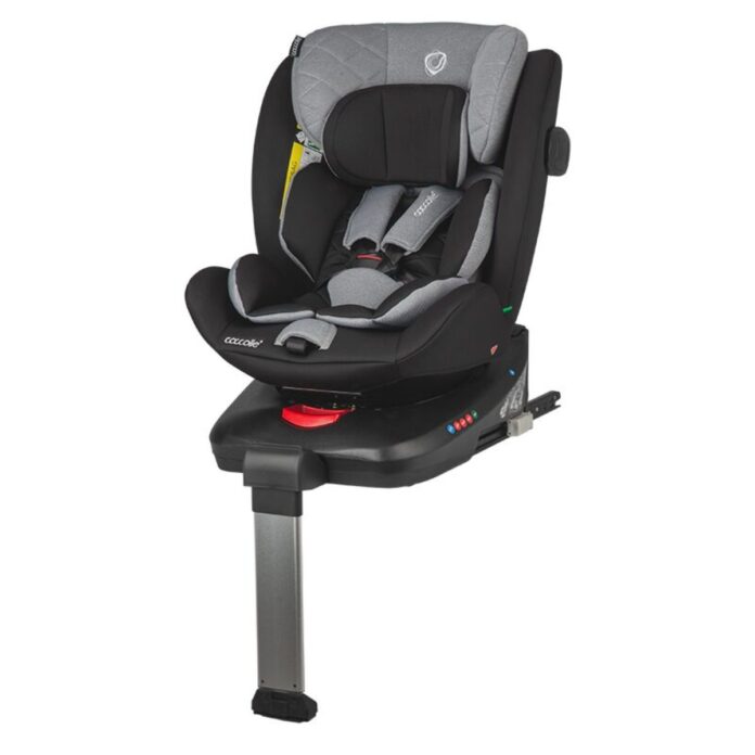 Scaun auto rotativ, Coccolle Vigo, 40-150 cm, Diamond Black Scaun auto rotativ, Coccolle Vigo, 40-150 cm, Diamond Black