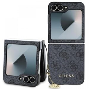 Husa Protectie Spate Guess GUHCZF6GF4GGR 4G Charms pentru Samsung Galaxy Z Flip6 (Gri) Husa Protectie Spate Guess GUHCZF6GF4GGR 4G Charms pentru Samsung Galaxy Z Flip6 (Gri)