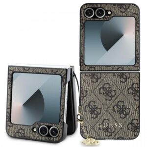 Husa Protectie Spate Guess 4G Charms pentru Samsung Galaxy Z Flip6 (Maro) Husa Protectie Spate Guess 4G Charms pentru Samsung Galaxy Z Flip6 (Maro)