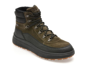 Ghete GEOX kaki, U46FZD, din piele naturala Ghete GEOX kaki, U46FZD, din piele naturala