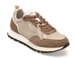 Pantofi sport PEPE JEANS gri, MS40001, din material textil Pantofi sport PEPE JEANS gri, MS40001, din material textil