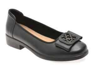 Balerini IMAGE negri, 7808, din piele naturala Balerini IMAGE negri, 7808, din piele naturala