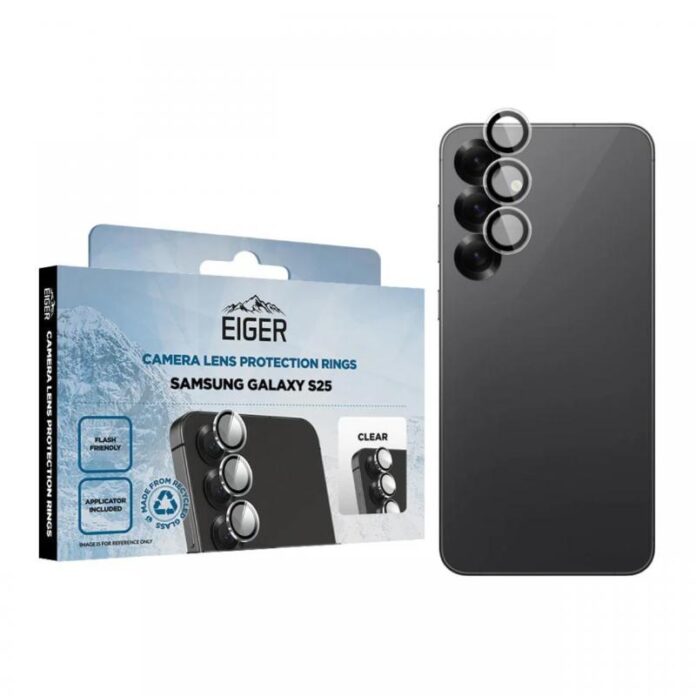 Folie Eiger Sticla Camera 3D Mountain Glass Samsung Galaxy S25 Ultra, Transparent Folie Eiger Sticla Camera 3D Mountain Glass Samsung Galaxy S25 Ultra, Transparent
