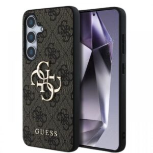 Husa pentru Samsung Galaxy A56 A566, Guess, 4G Big Logo, Maro Husa pentru Samsung Galaxy A56 A566, Guess, 4G Big Logo, Maro