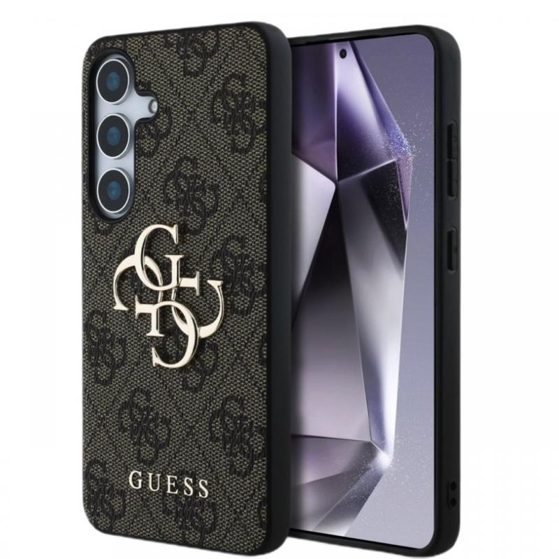 Husa pentru Samsung Galaxy A56 A566, Guess, 4G Big Logo, Maro Husa pentru Samsung Galaxy A56 A566, Guess, 4G Big Logo, Maro
