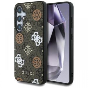 Husa MagSafe pentru Samsung Galaxy S25+ S936, Guess, IML Glitter 4G Circle Triangle, Neagra Husa MagSafe pentru Samsung Galaxy S25+ S936, Guess, IML Glitter 4G Circle Triangle, Neagra
