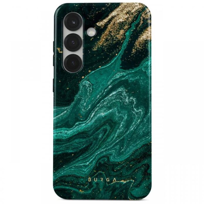 Husa Burga Elite Gold Emerald Pool Samsung Galaxy S25 Husa Burga Elite Gold Emerald Pool Samsung Galaxy S25