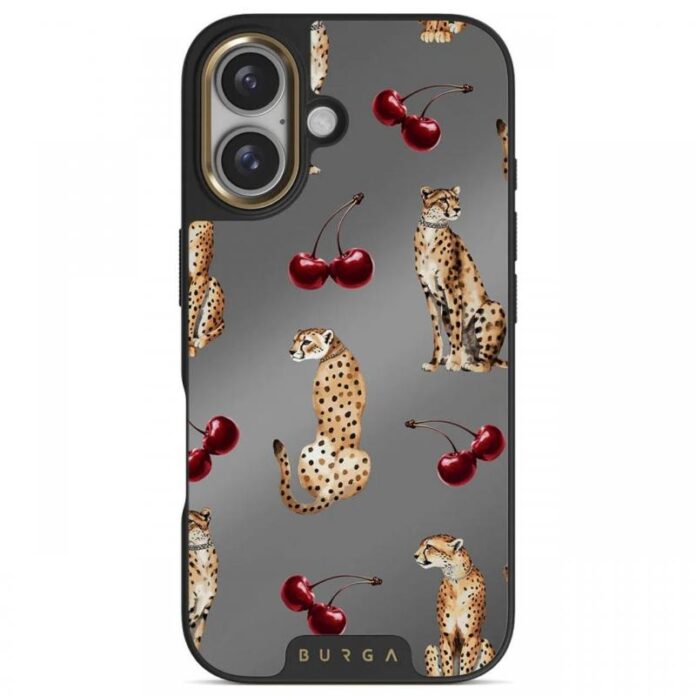 Husa Burga Elite Mirror Magsafe Gold Cougar iPhone 16 Husa Burga Elite Mirror Magsafe Gold Cougar iPhone 16